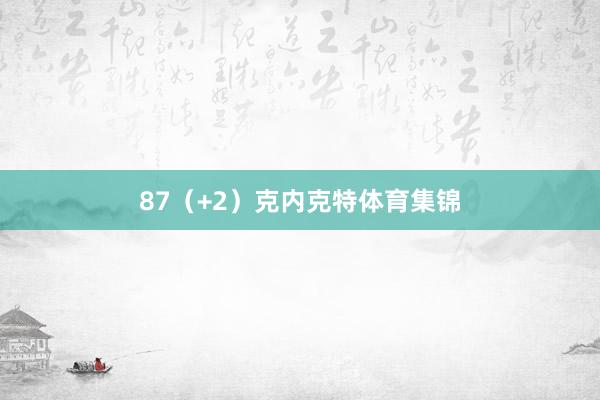 87（+2）克内克特体育集锦