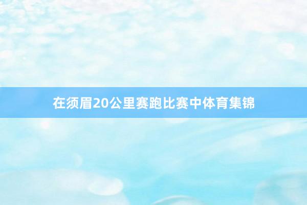 在须眉20公里赛跑比赛中体育集锦