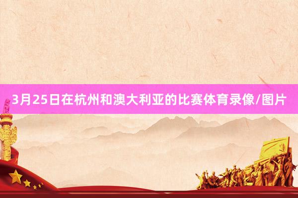 3月25日在杭州和澳大利亚的比赛体育录像/图片
