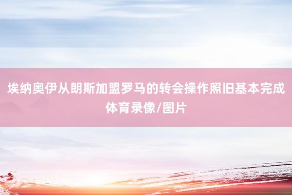埃纳奥伊从朗斯加盟罗马的转会操作照旧基本完成体育录像/图片