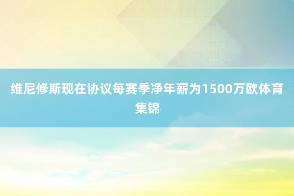 维尼修斯现在协议每赛季净年薪为1500万欧体育集锦