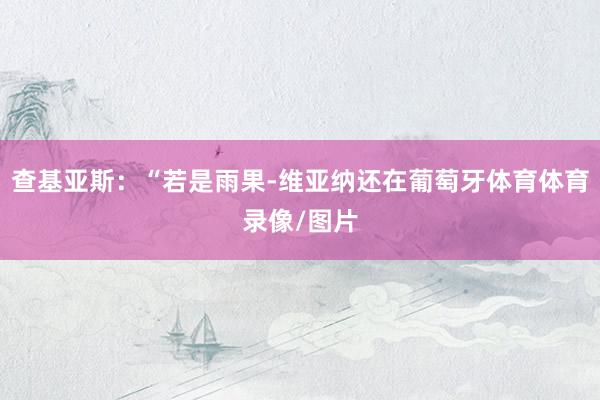 查基亚斯：“若是雨果-维亚纳还在葡萄牙体育体育录像/图片