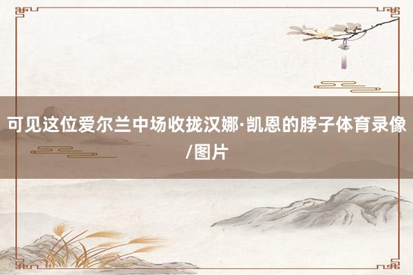 可见这位爱尔兰中场收拢汉娜·凯恩的脖子体育录像/图片
