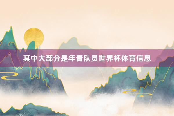 其中大部分是年青队员世界杯体育信息