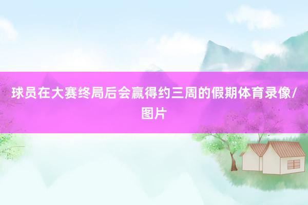 球员在大赛终局后会赢得约三周的假期体育录像/图片