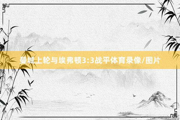曼城上轮与埃弗顿3:3战平体育录像/图片