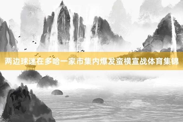 两边球迷在多哈一家市集内爆发蛮横宣战体育集锦